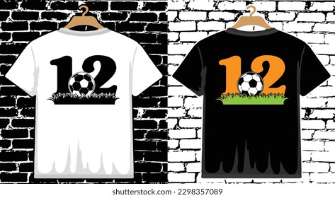 Diseño de camisetas de fútbol, vector Diseño de camisetas de fútbol, Camisas de fútbol, Tipografía de fútbol Diseño de camisetas