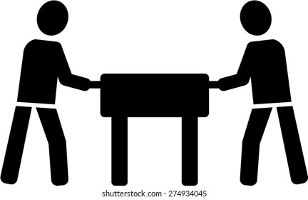 Soccer Table with Player Icon