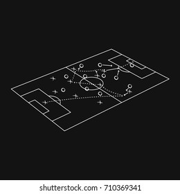 Soccer tactic draft in perspective