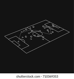 Soccer tactic draft in perspective