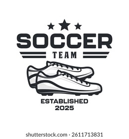 Soccer team champion vector design monochrome