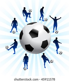 Soccer Team Original Vector Illustration