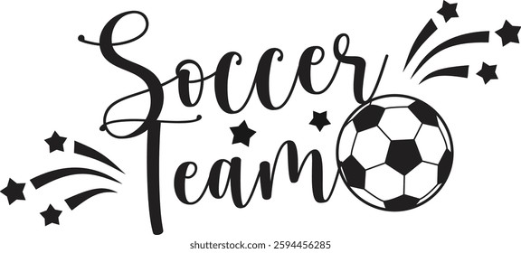 Soccer Team, Sports, Ball, Hobby, Player, Championship, Game, Team, Vector, Silhouette, Logo
