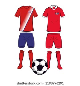 Soccer team uniforms