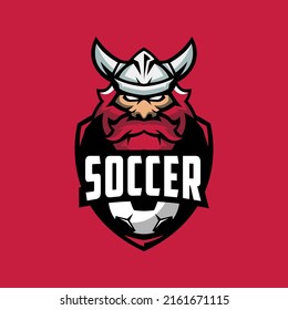 Soccer Team Viking Logo Design