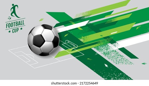 Soccer Template design , Football banner, Sport layout design, vector illustration - Shutterstock ID 2172254649