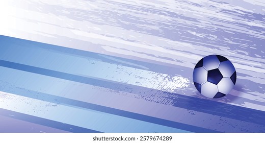 Soccer Template design , Football banner, Sport layout design, Blue Theme, vector 