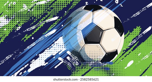 Soccer Template design , Football banner, Sport layout design, green Theme,  vector illustration