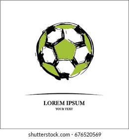 Soccer. Template for logo