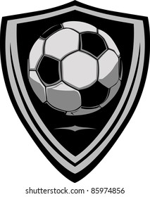 Soccer Template With Shield