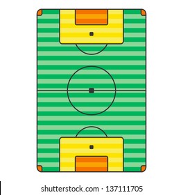 soccer theme color field