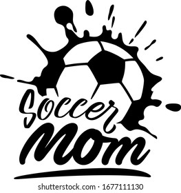 Soccer theme design for sport lovers stuff and perfect gift from mothers to children