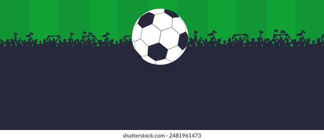 Soccer theme sport background vector design