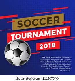 Soccer Tournament 2018 Design Template