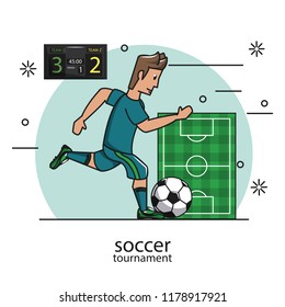 Soccer tournament concept