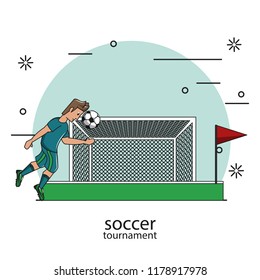 Soccer tournament concept