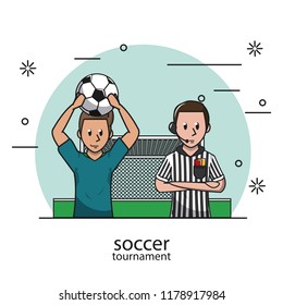 Soccer tournament concept