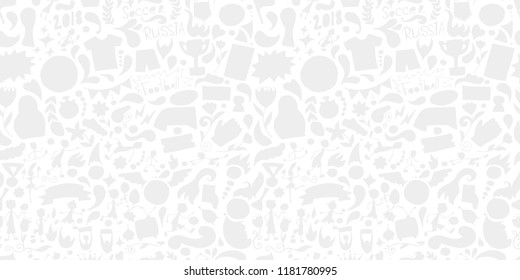 Soccer tournament, football league team international championship. Seamless pattern for your design