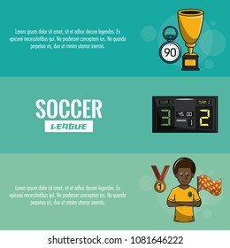 Soccer tournament infographic