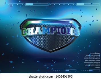 Soccer tournament modern sport posters template vector design