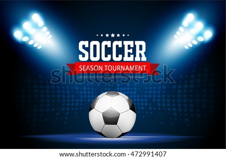 soccer tournament modern sport posters template stock vector