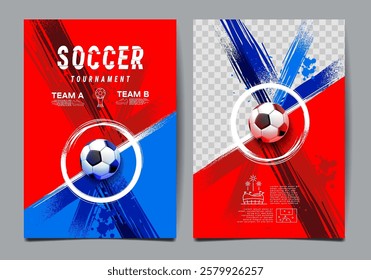 Soccer tournament, posterTemplate , Football Match , layout design