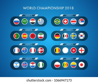 Soccer tournament scheme. Football infographic template