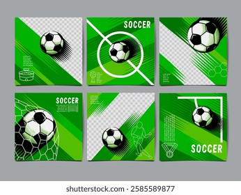 Soccer tournament, square Template , Football Match ,design vector,  soccer 