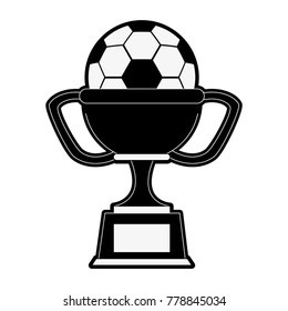 Soccer Trophy cup symbol
