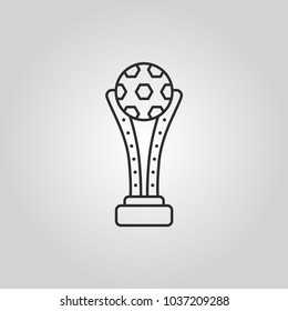 Soccer trophy icon