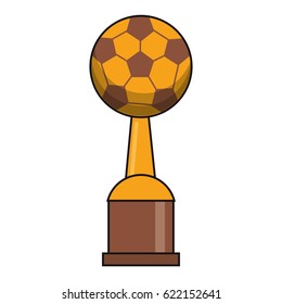 soccer trophy sport golden image