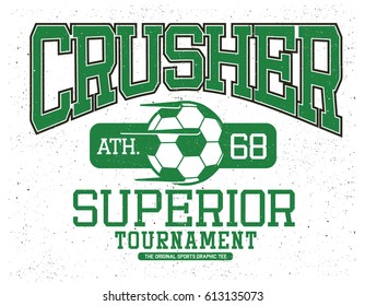 soccer t-shirt graphic