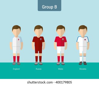 soccer uniform group B.