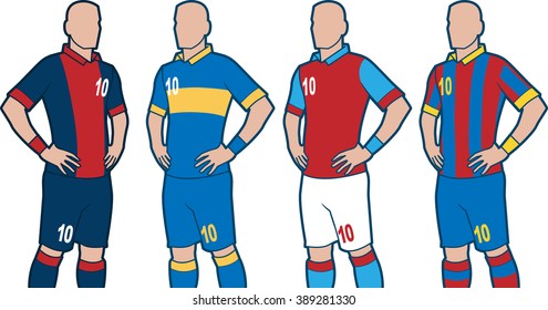 Soccer uniforms