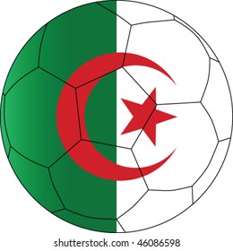  Soccer vector ball Algeria