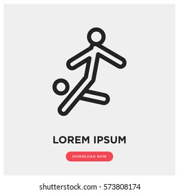 Soccer vector icon