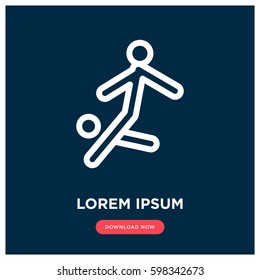 Soccer vector icon