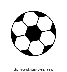 Soccer. Vector illustration of a ball. Isolated on a blank background. eps 10