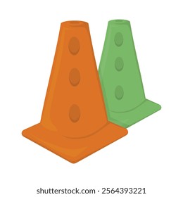 Soccer Vector Illustration - Cone