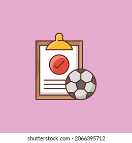 soccer Vector illustration on a transparent background. Premium quality symbols.Vector line flat color icon for concept and graphic design.