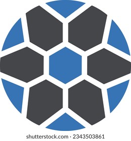 ilustración del vector de fútbol sobre un fondo transparente.Símbolos de calidad superior.Icono vector glifos para el diseño de concepto y gráfico.