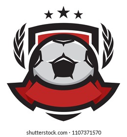 Soccer vector logo icon illustration
