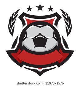 Soccer vector logo icon illustration
