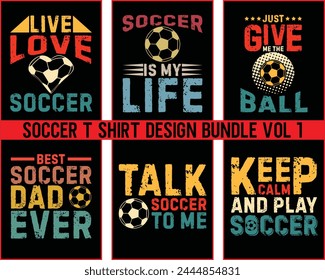 Soccer Vintage T Shirt Design Bundle Vol 1,Soccer Vintage T shirt bundle,Soccer T Shirt bundle,