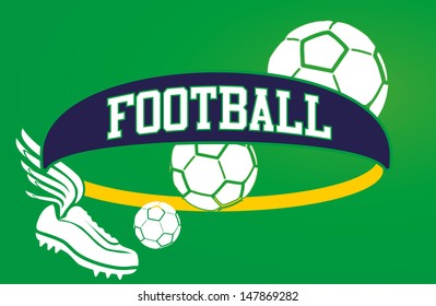 soccer wings shoes vector art