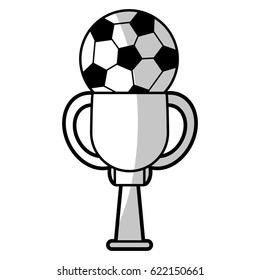 soccer winner cup - shadow