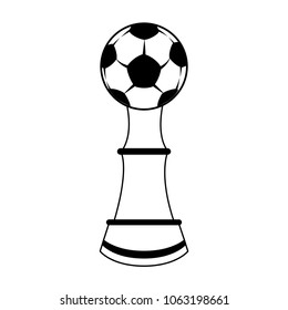Soccer world trophy