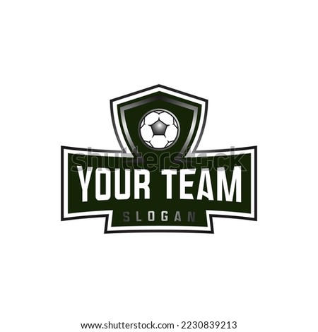 Soccerball logo template vector illustration
