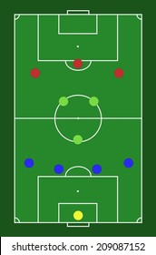 Soccer/Football Formation 4-3-3