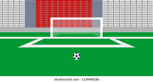 soccer/football goal post vector illustration